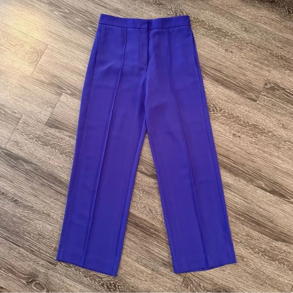 Reiss Aleah Pull On Purple Trousers New